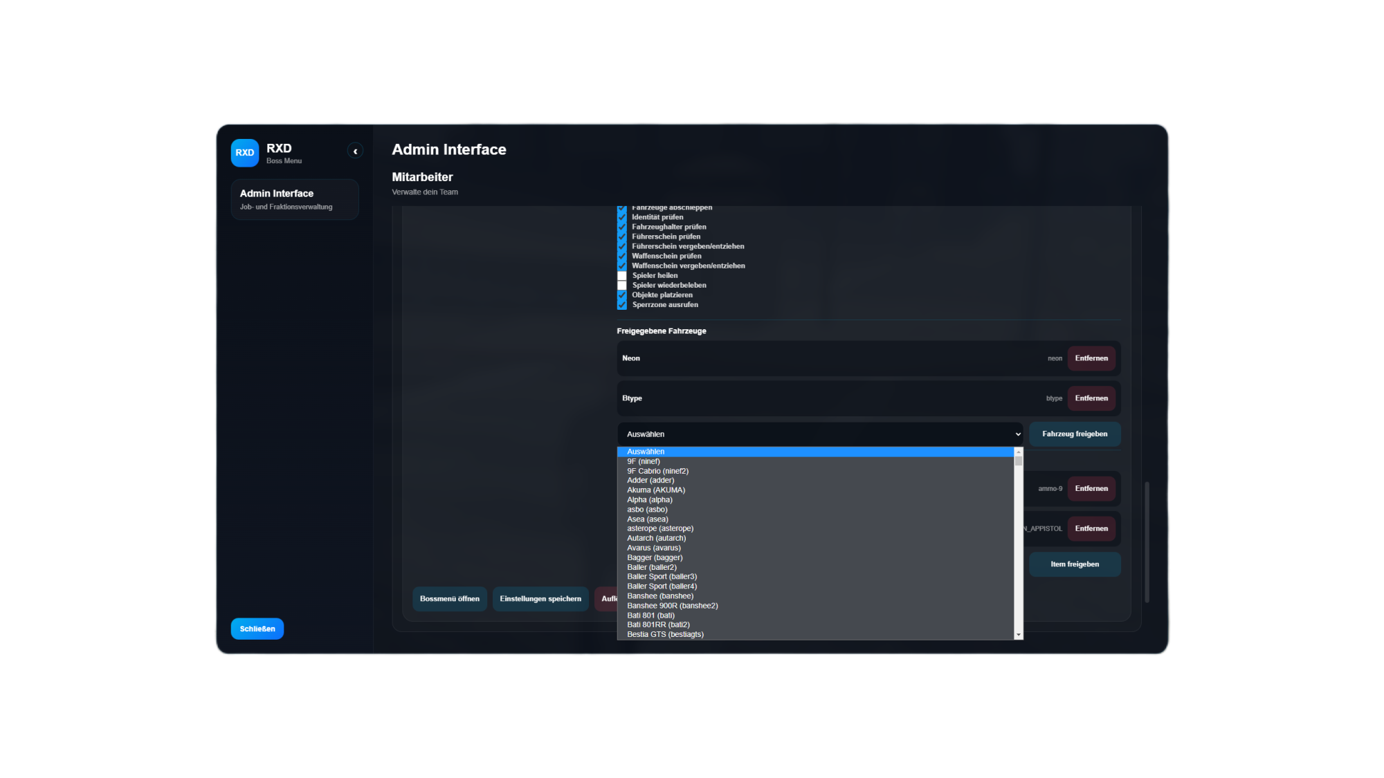 RXD Jobs Creator