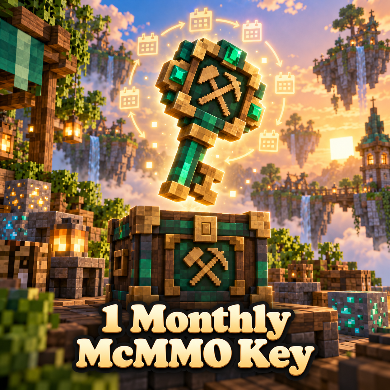 1 Monthly McMMO Key