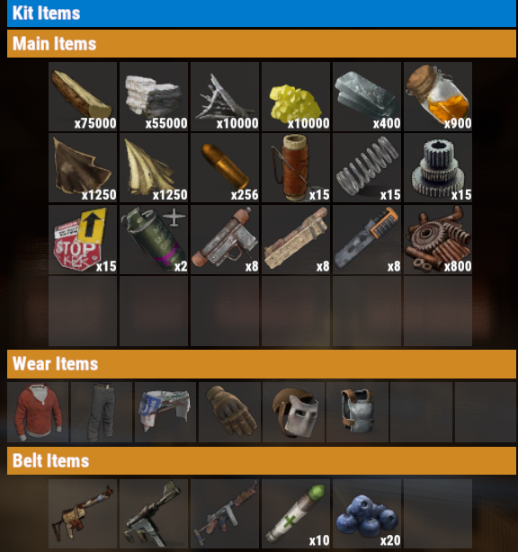 Rustality.com 3x Solo/Duo/Trio/Quad | Shared BPs Ultimate Kit