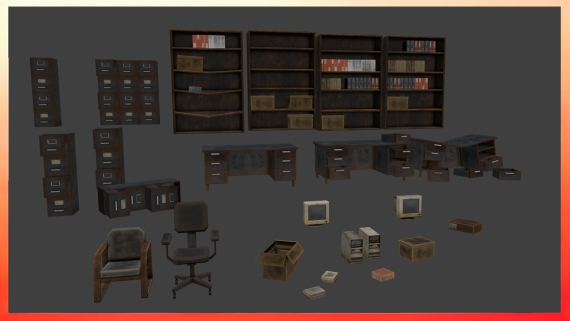 Ruined Furniture Pack