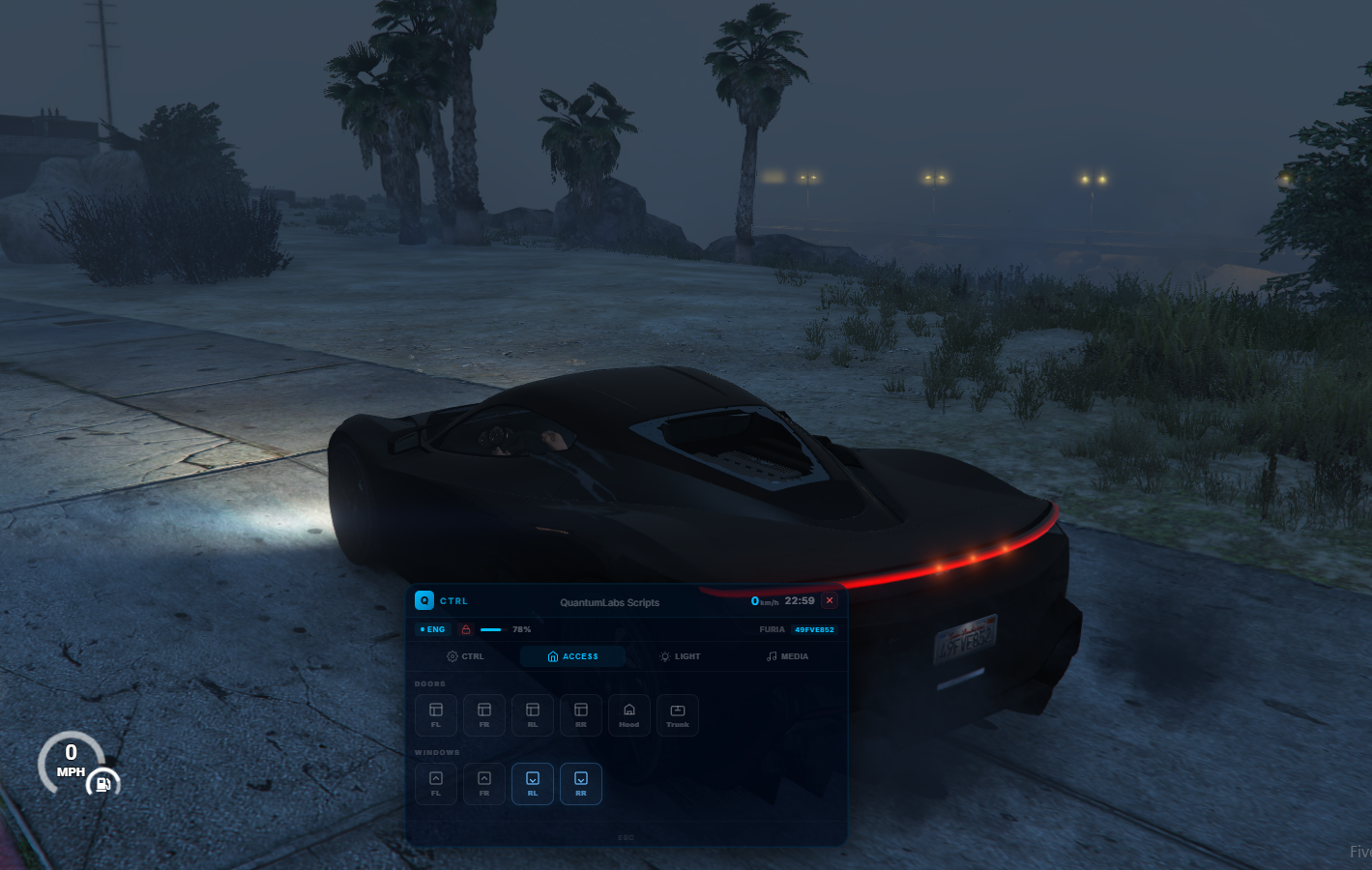 QL VehicleControl — Advanced Vehicle Management & Realistic Control System (QBCore / ESX)