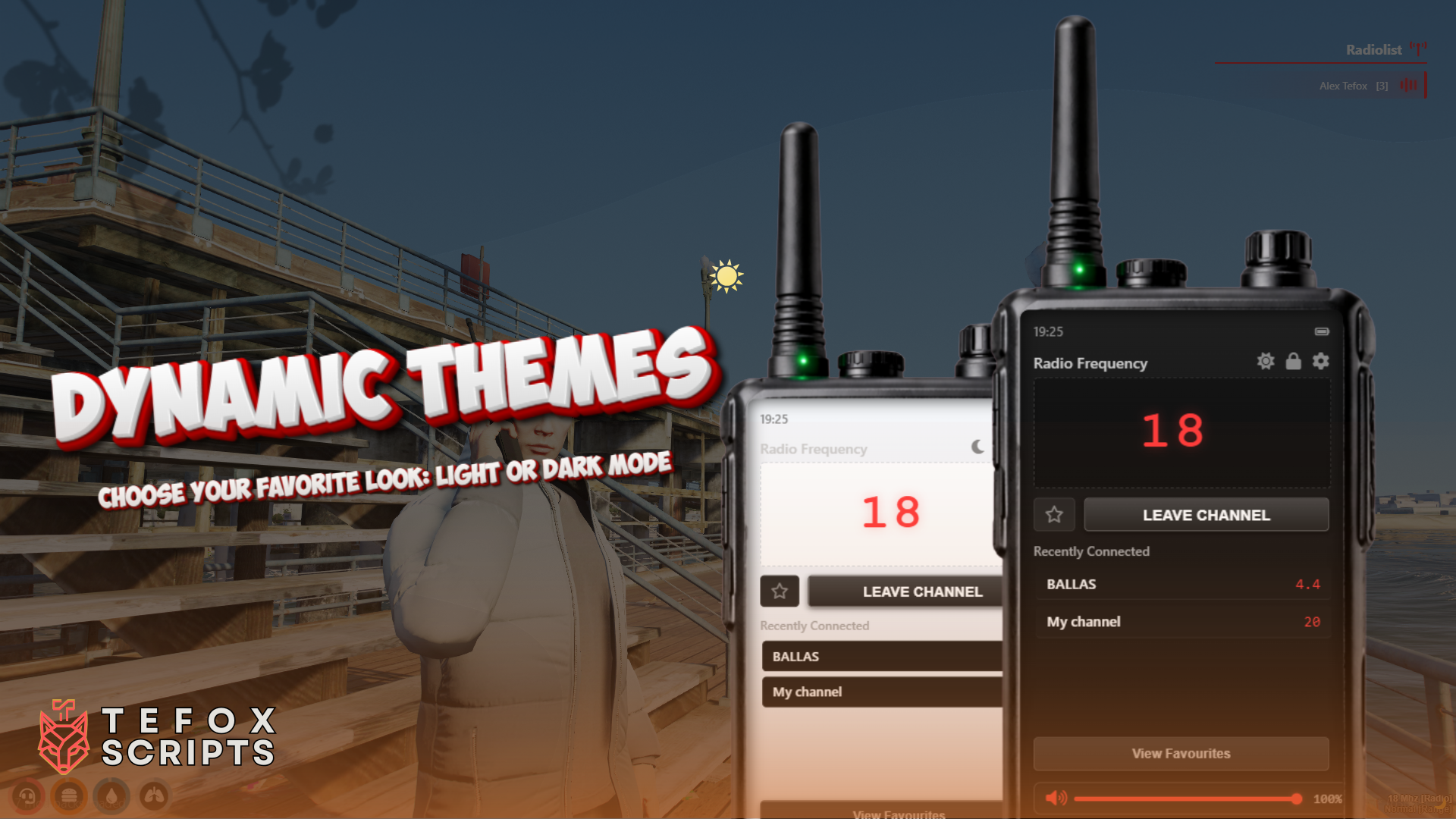TEFOX Scripts · Premium Radio Script | Dynamic Themes, Custom HUD ...