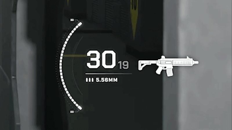 Weapon HUD | Last Light (007 Inspired)