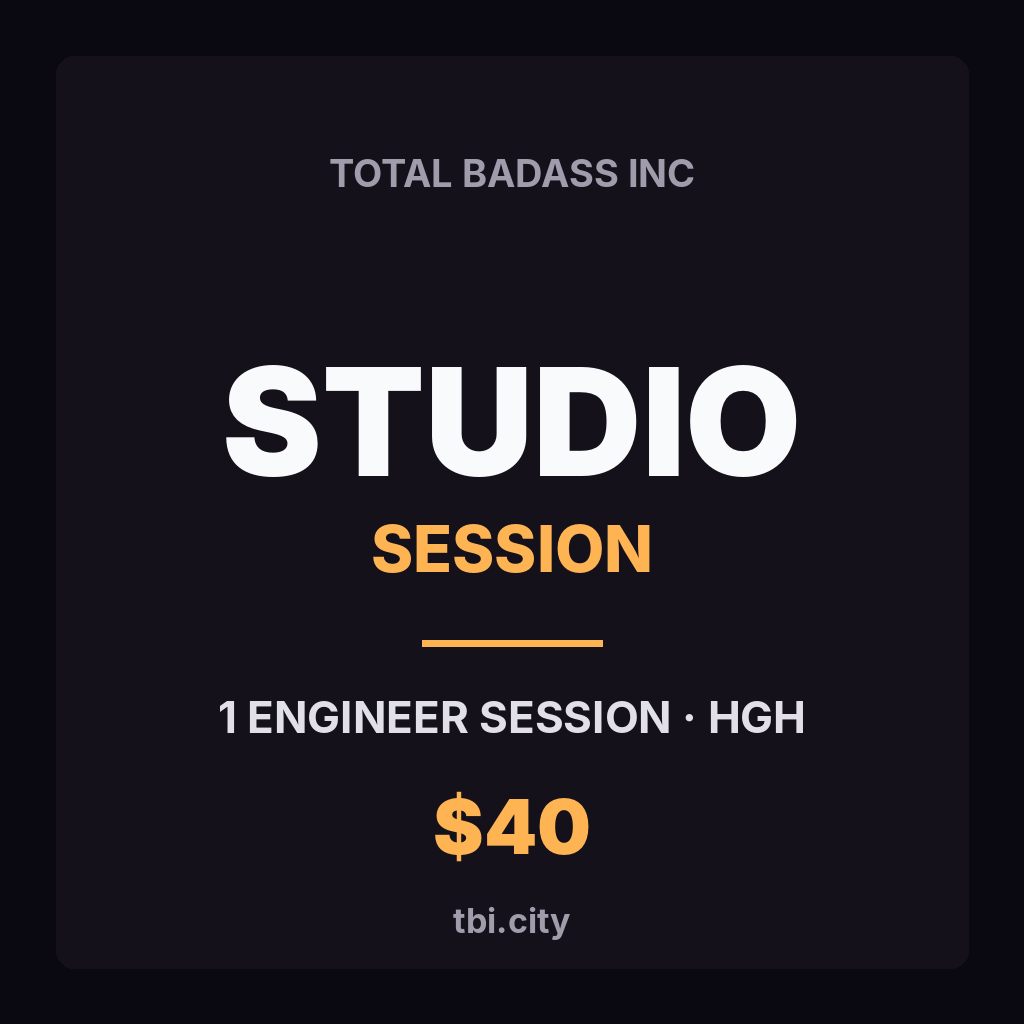Studio Session
