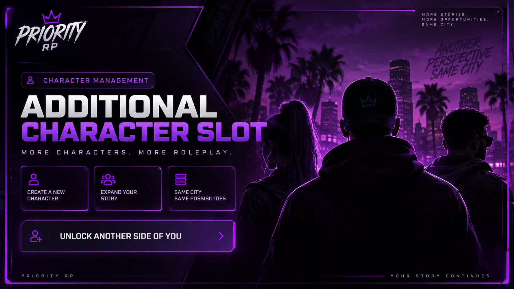 Additional Character Slot