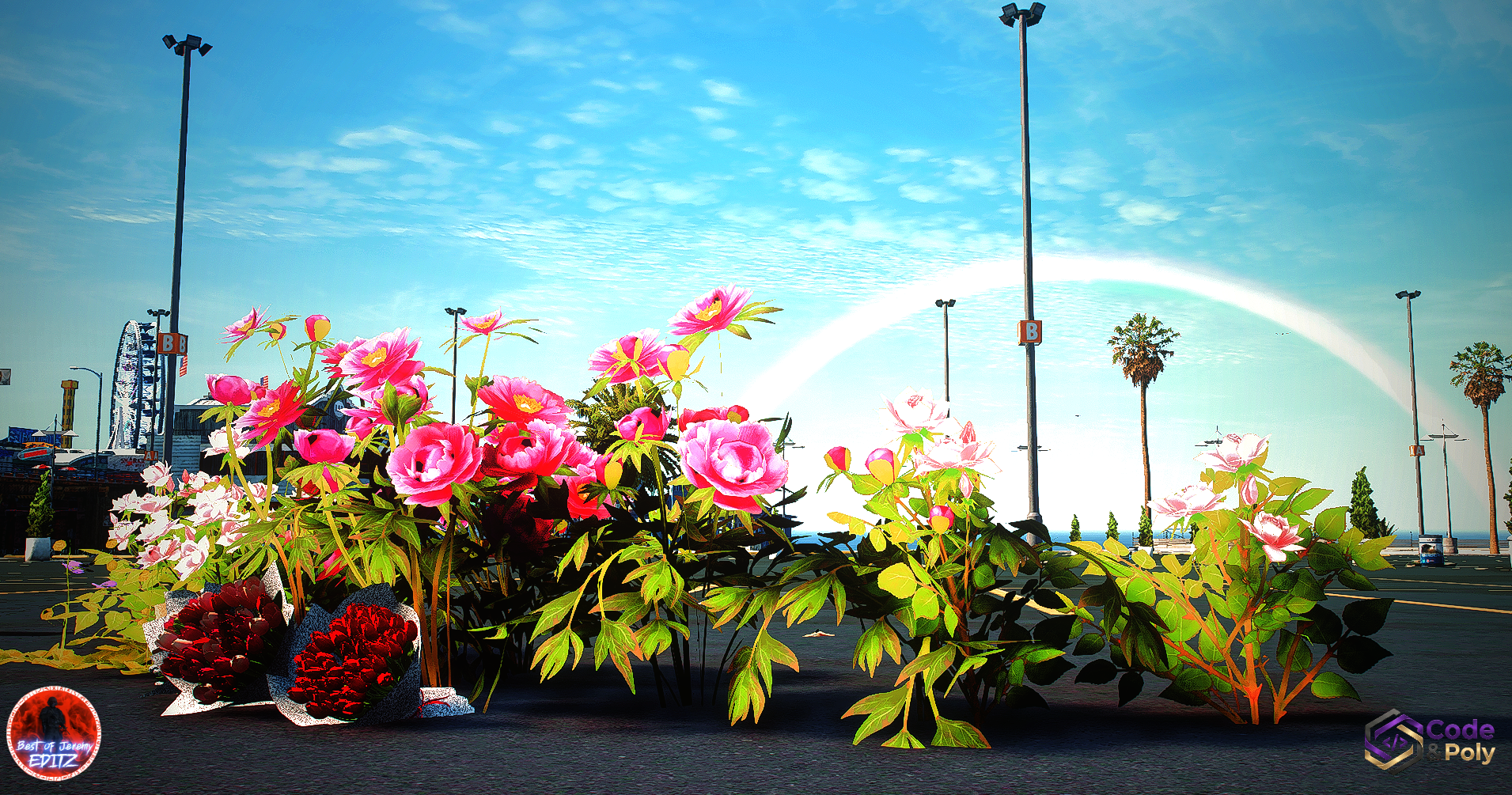 Code & Poly Blumen Props