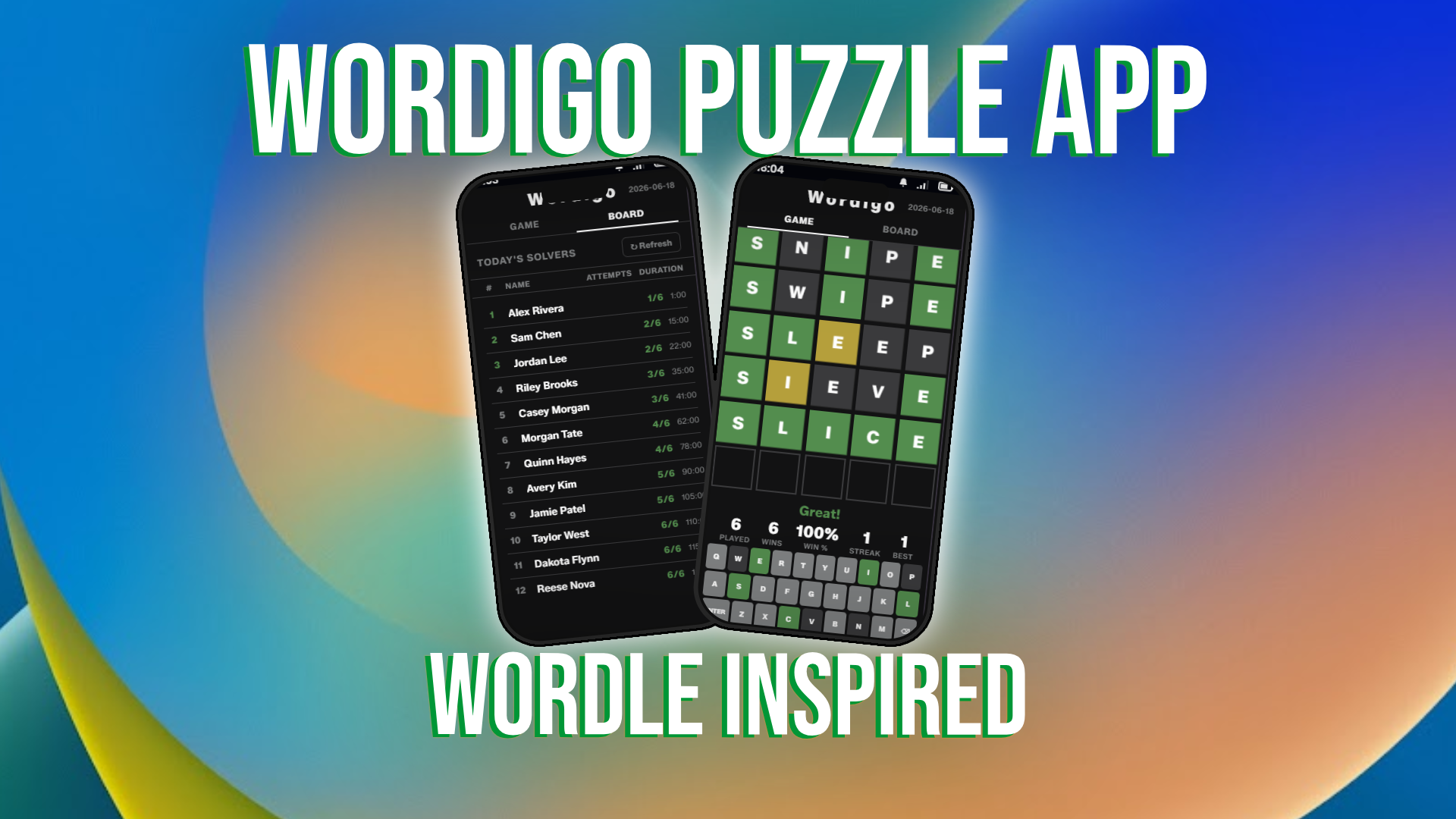 Daily Puzzle App "Wordigo"
