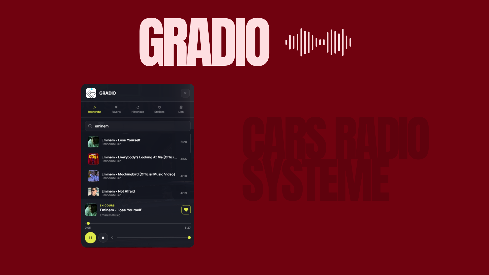 GRADIO — Cars Radio System