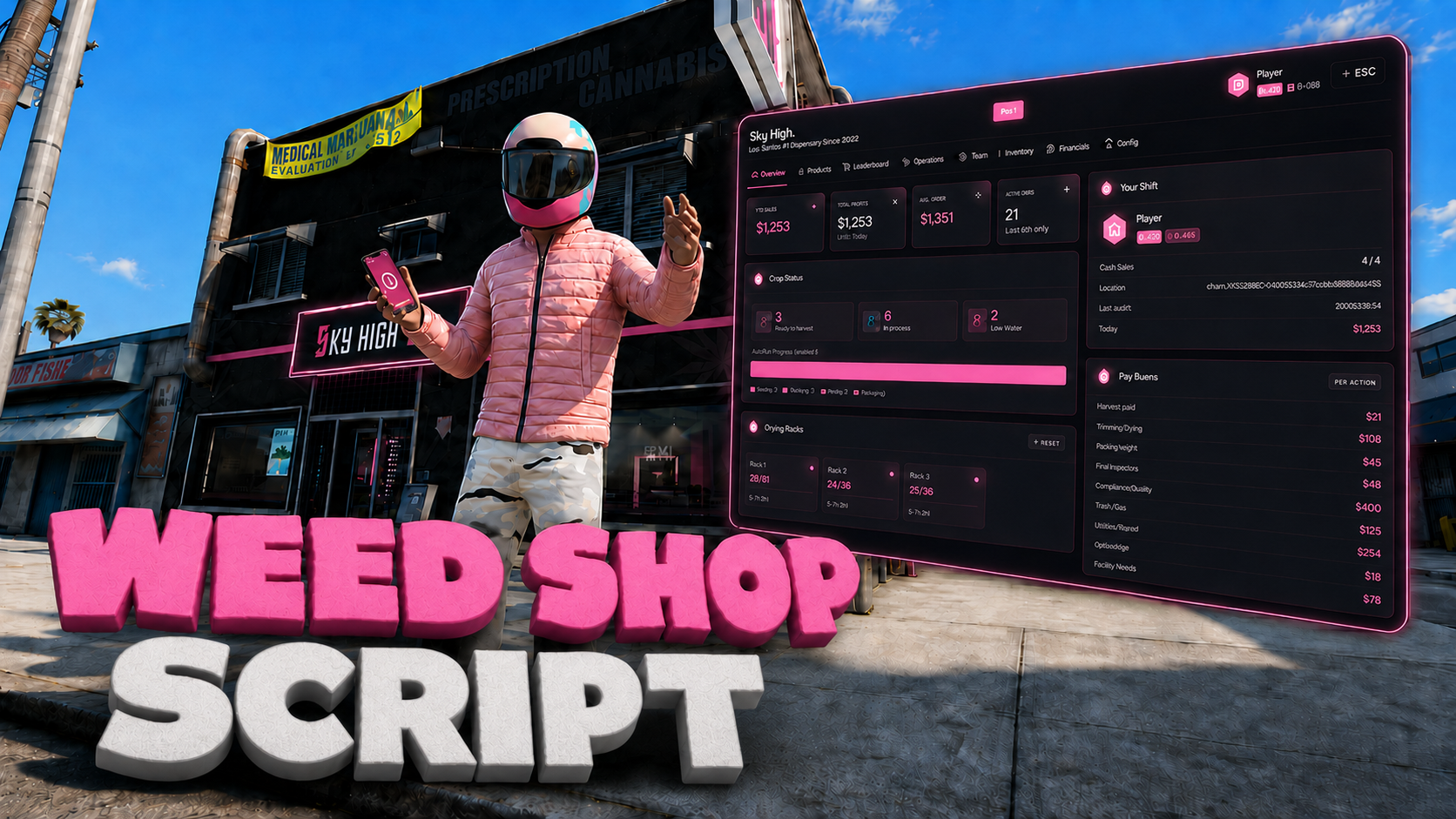 Weed Shop Script