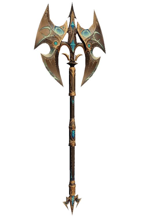 Aquamarine Soul Axe