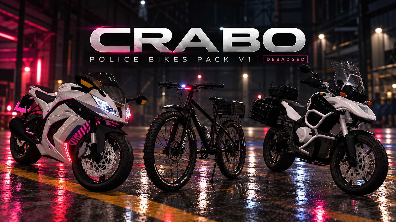 Police Bikes Pack V1