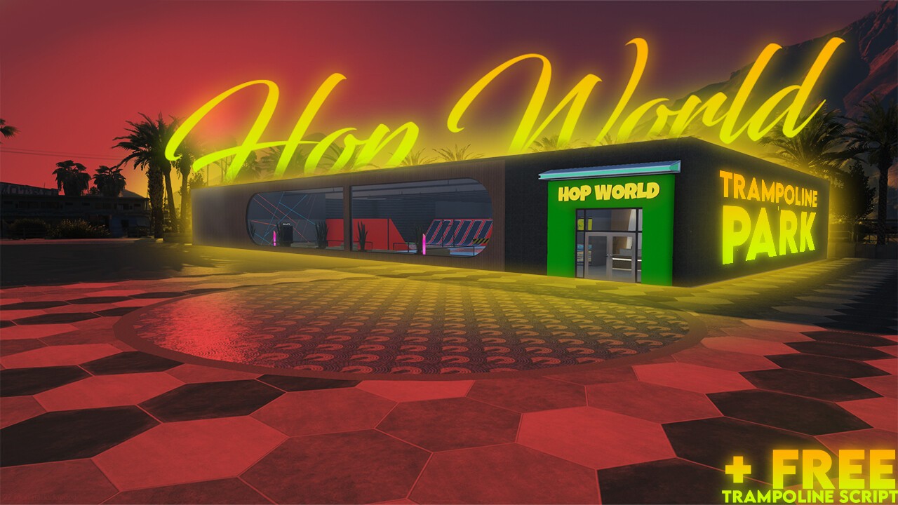 Trampoline Park Hops World  MLO | FREE SCRIPT INCLUDED | Hunz3D