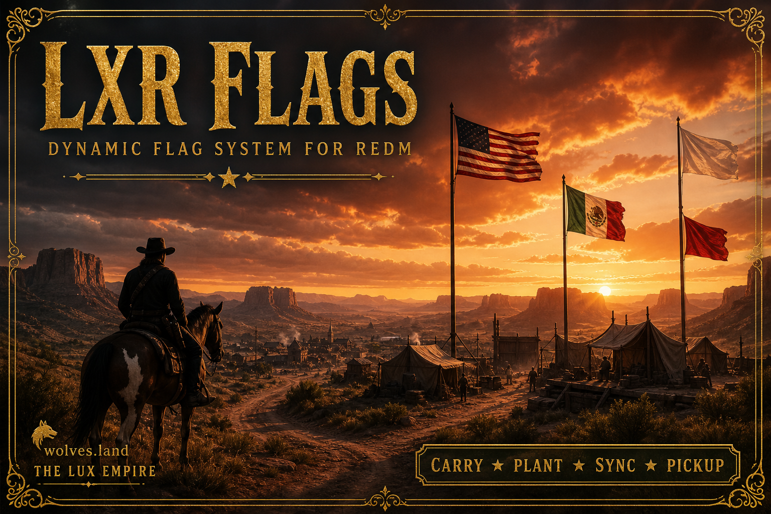 LXR-Flags — Standalone RedM Flag System