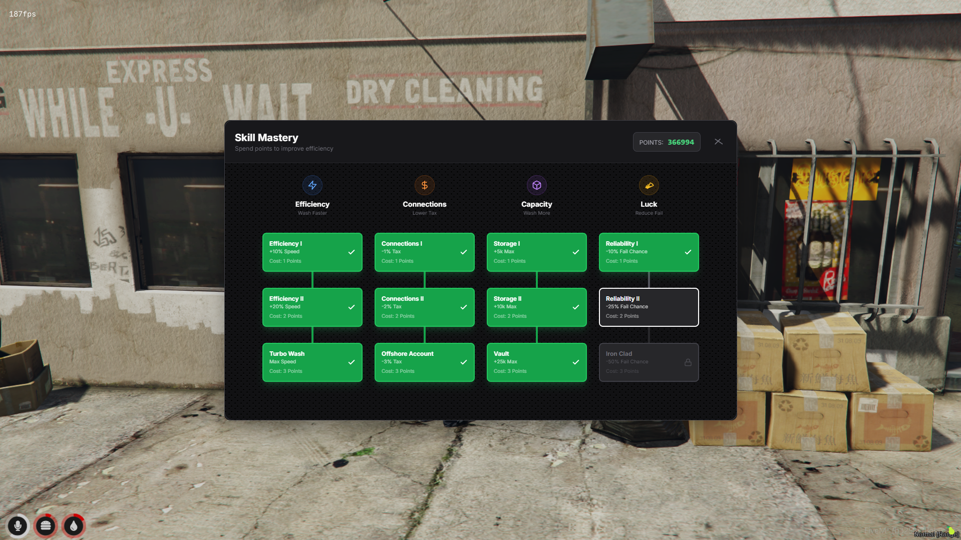 [Money Wash (Green Theme)] QB-CORE QBOX ESX {fa-solid fa-lock ESCROW}