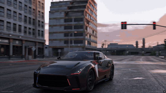 Annis Elegy RH8 Unmarked - Ronin Edition emergency lights in motion