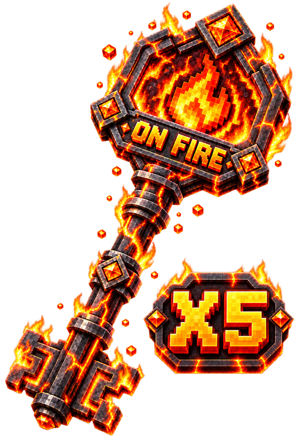 5x On Fire Crate Keys