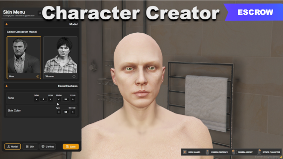 TS Script · Character Creator [ESX]