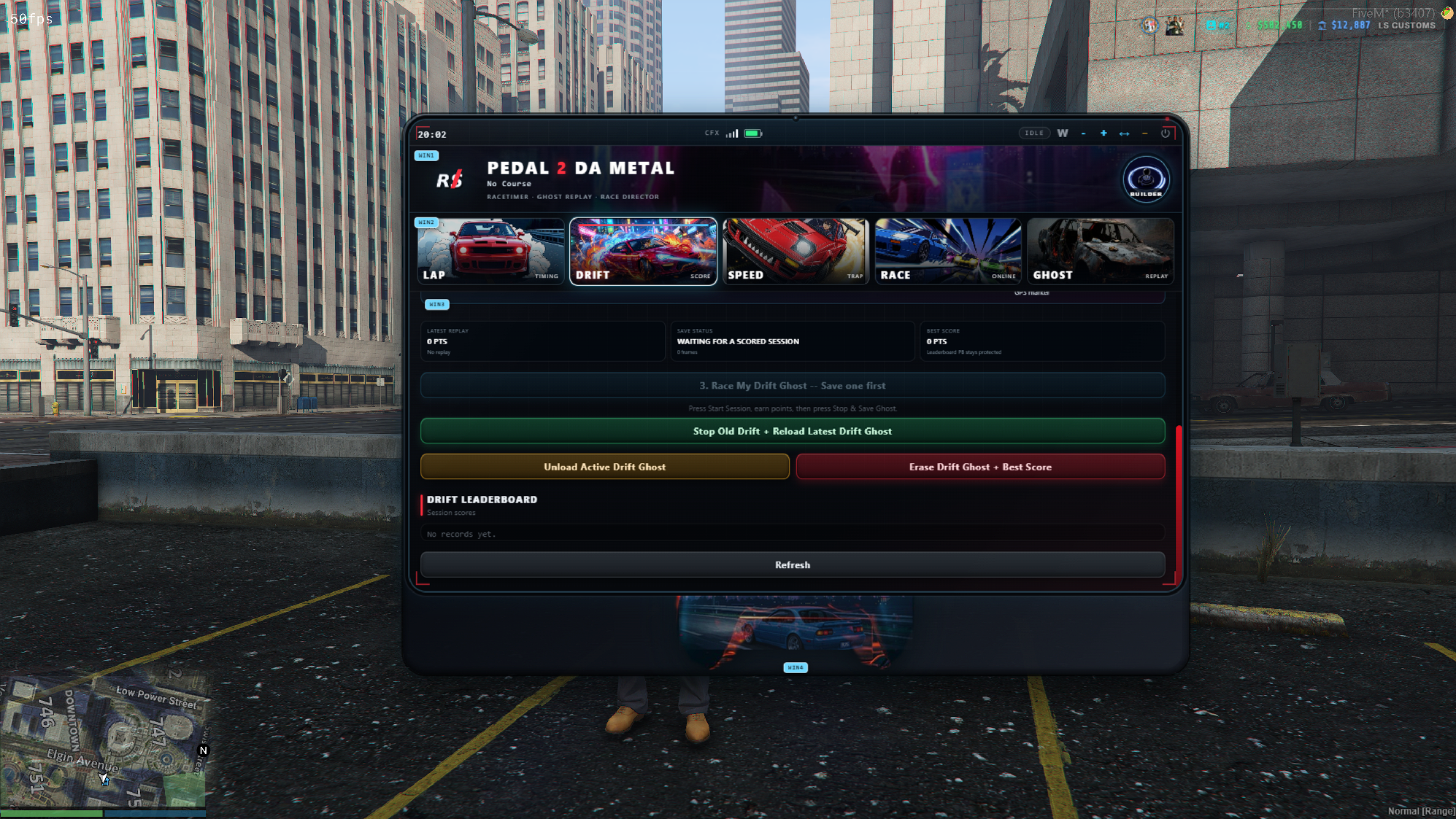 Pedal2DaMetal Racing, Drift, Hydraulics Comp, Ghost Car, Custom Laps