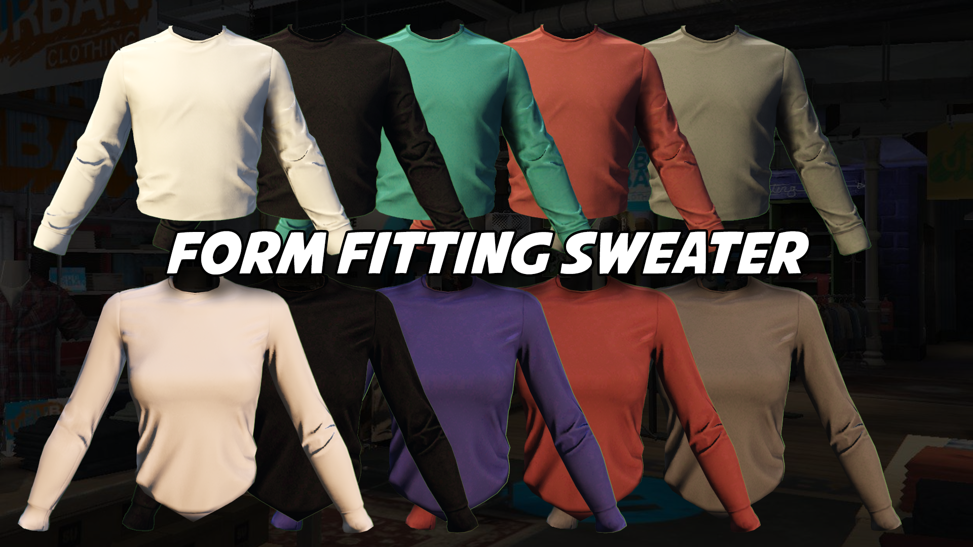 Form Fitting Sweater