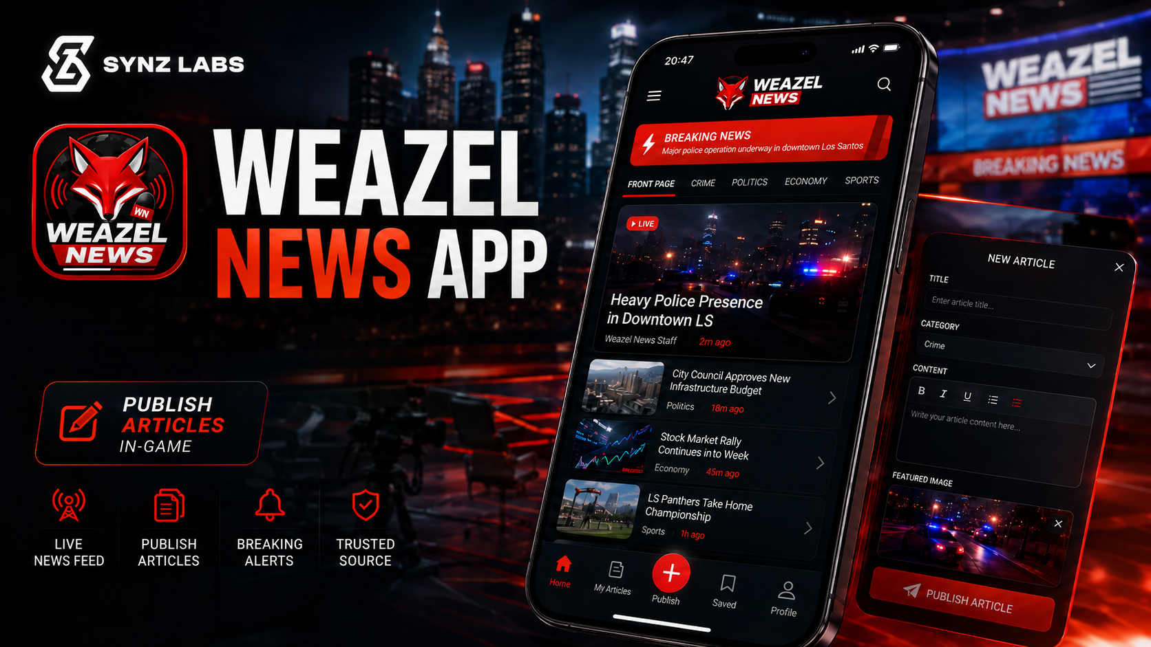 Weazel News App