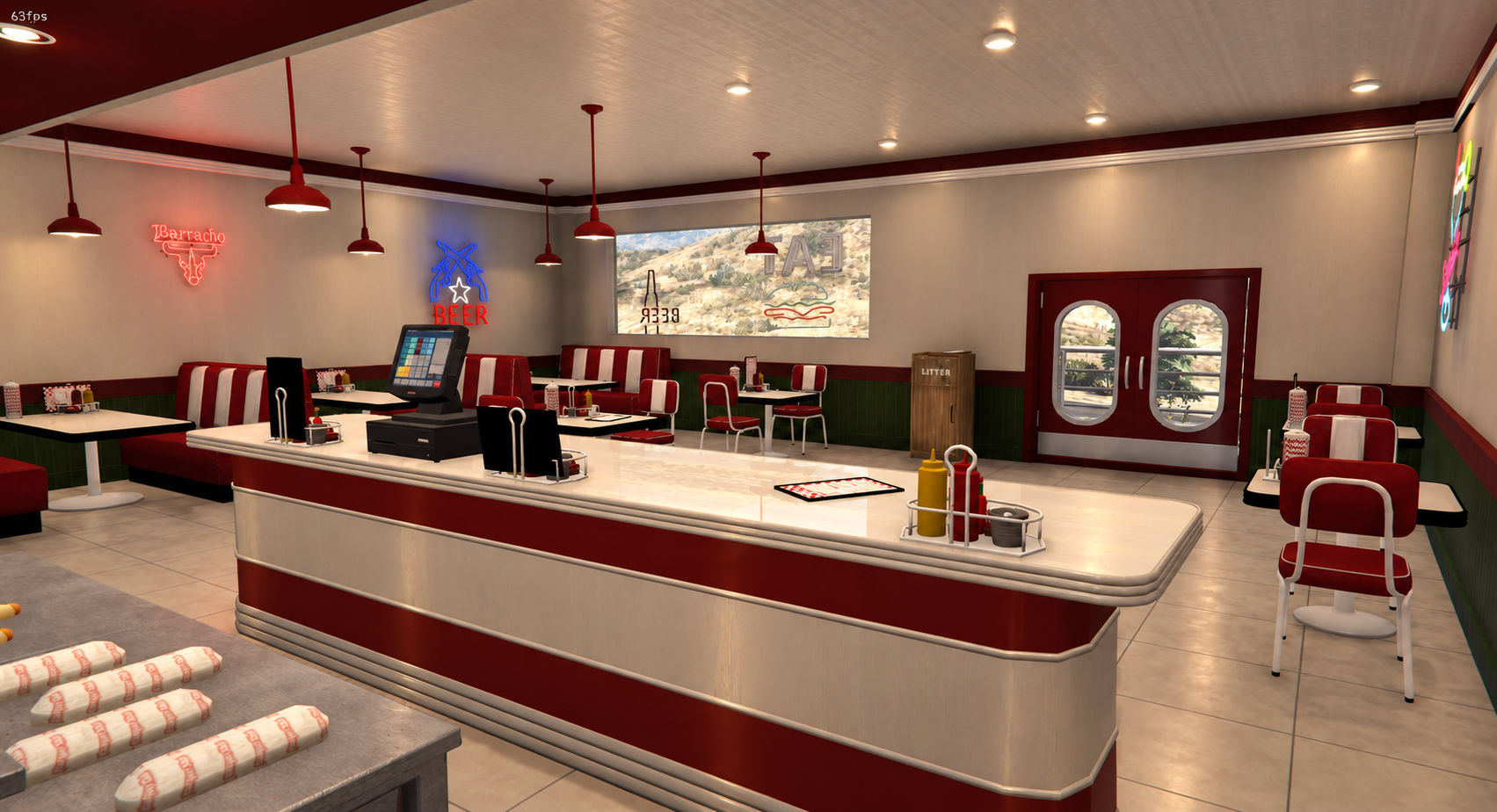 [Rex's Diner] mlo interior exterior