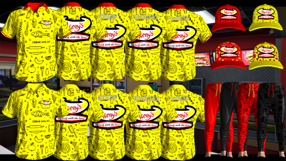 Hornys Burger Uniform 2 [M+F]