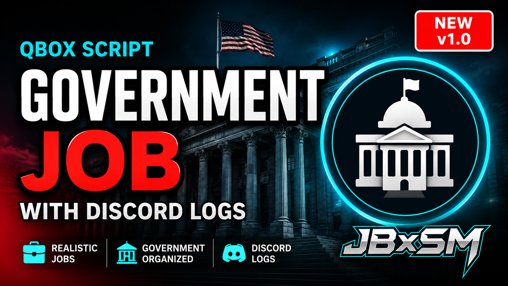 JBxSM Government Dashboard v1.0 — The Ultimate Government Finance System for FiveM