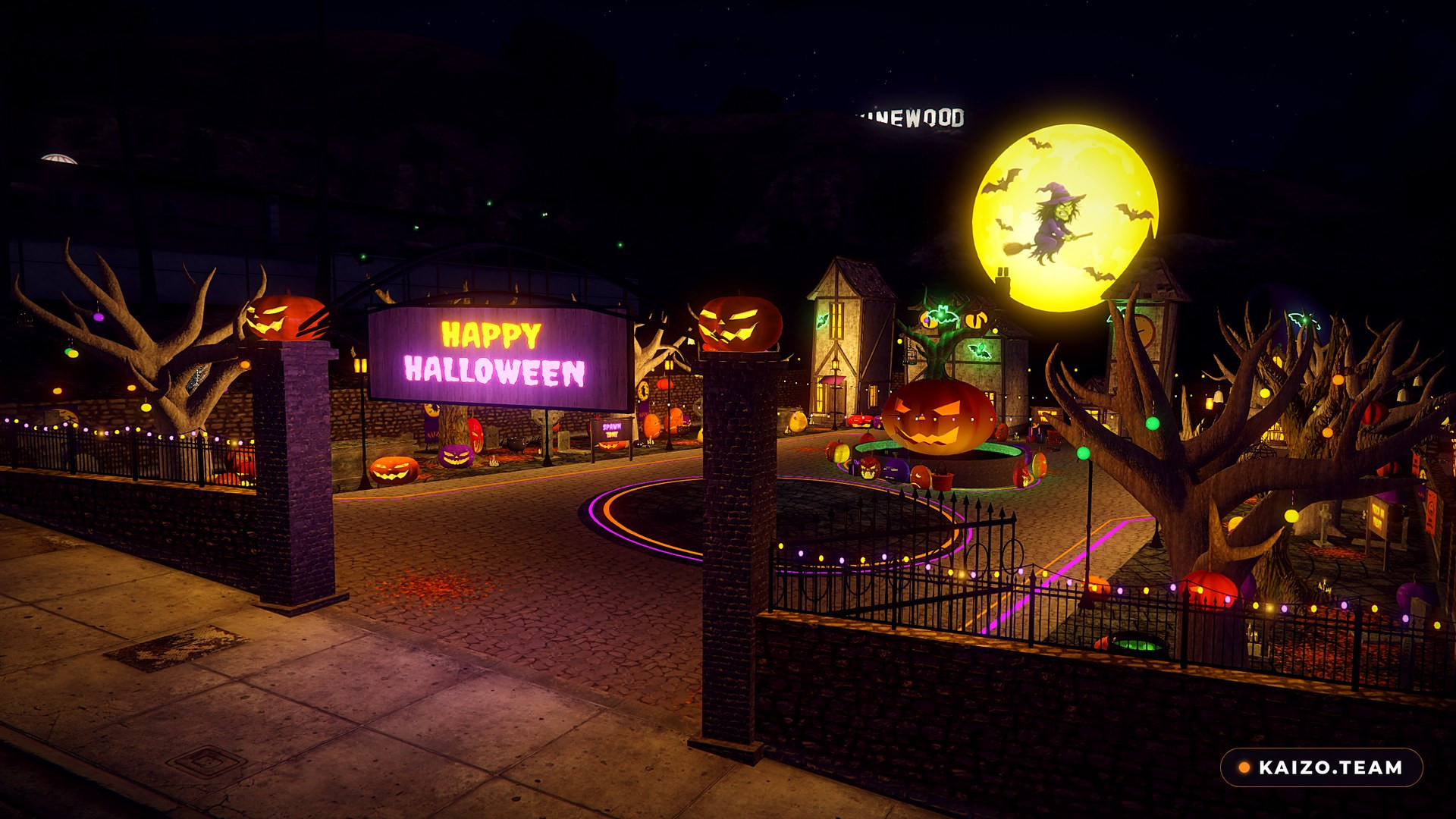 FiveM Halloween Spawn Point Map — Pumpkin Plaza