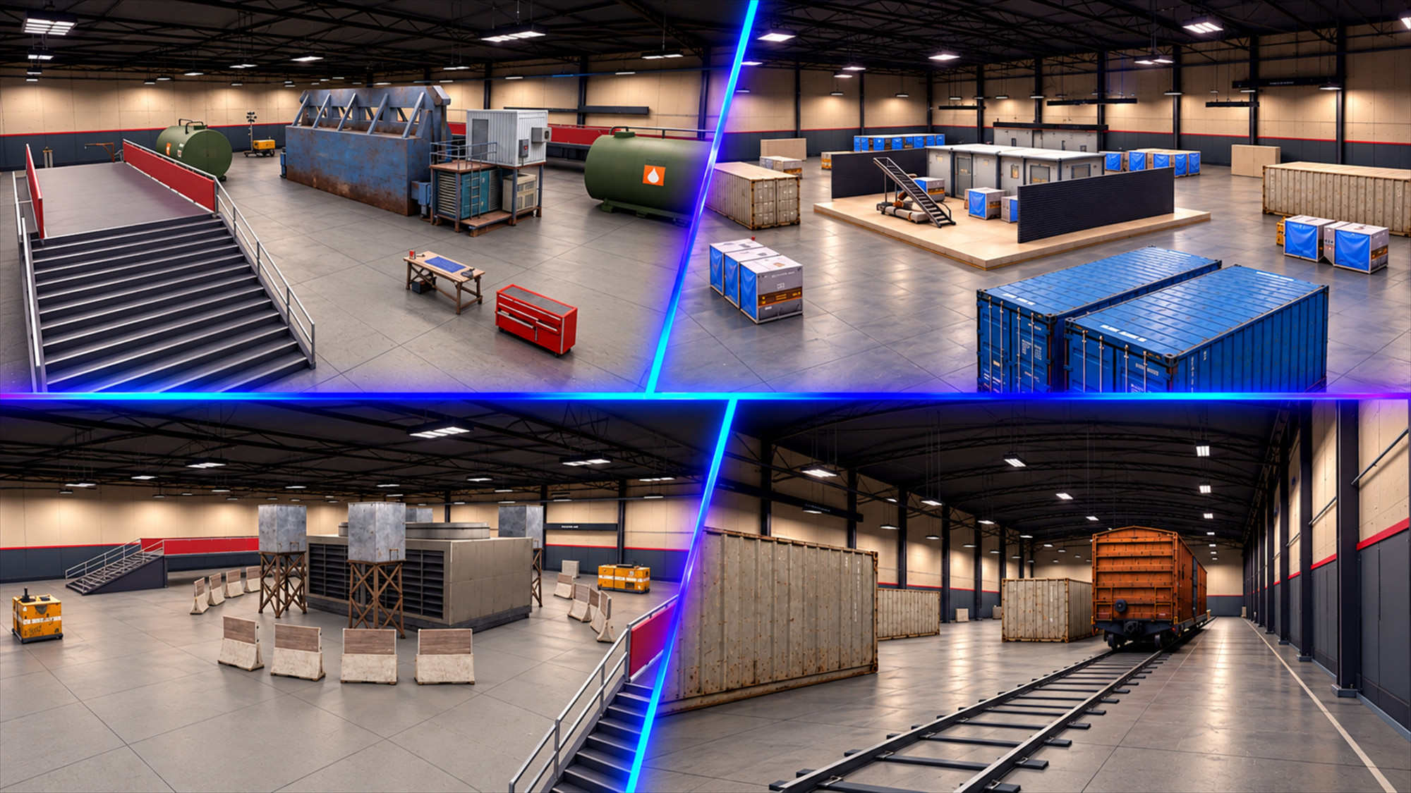 FiveM PvP Maps | 12 Industrial Arenas — FiveHub Pack 01