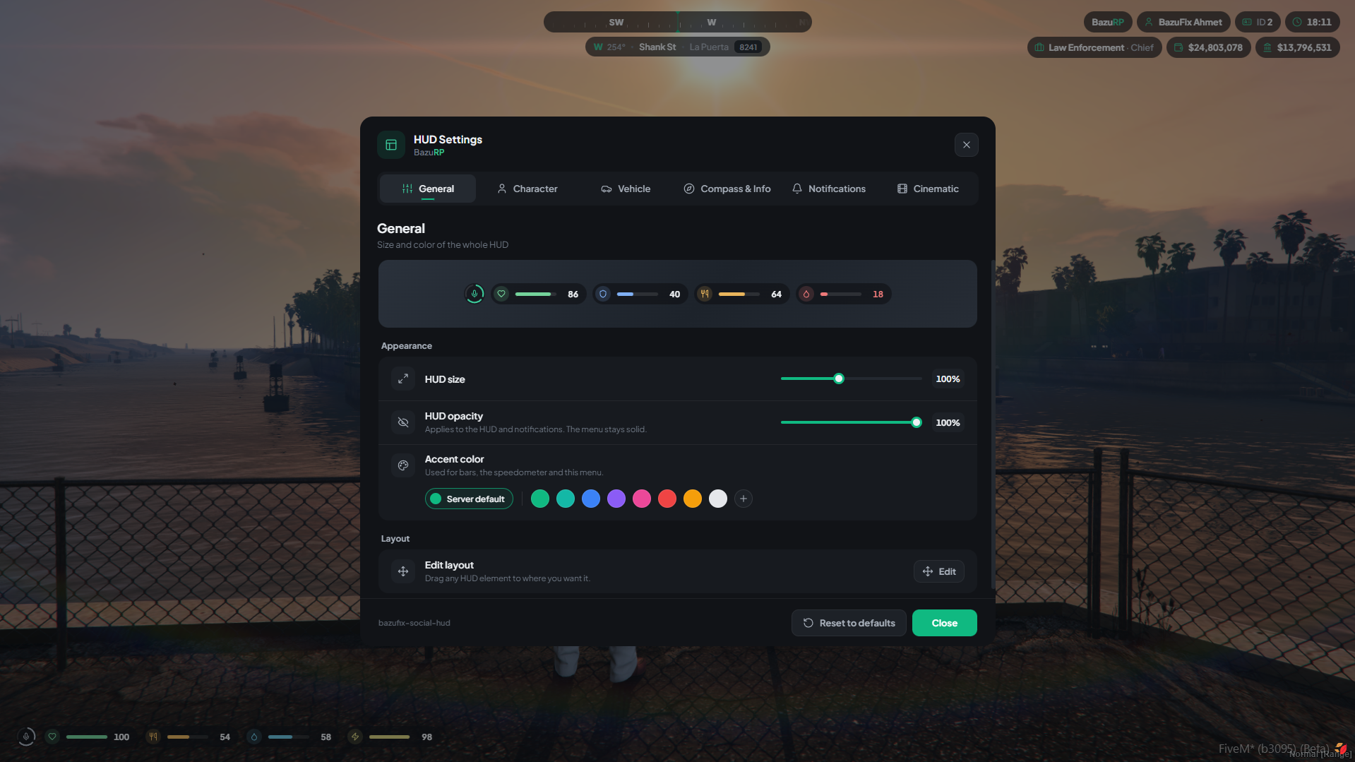BazuFix Social HUD