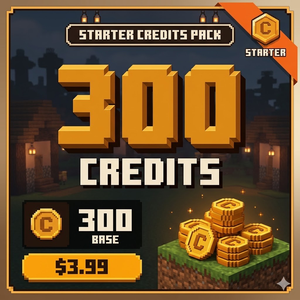 Starter Credits - 300 Credits