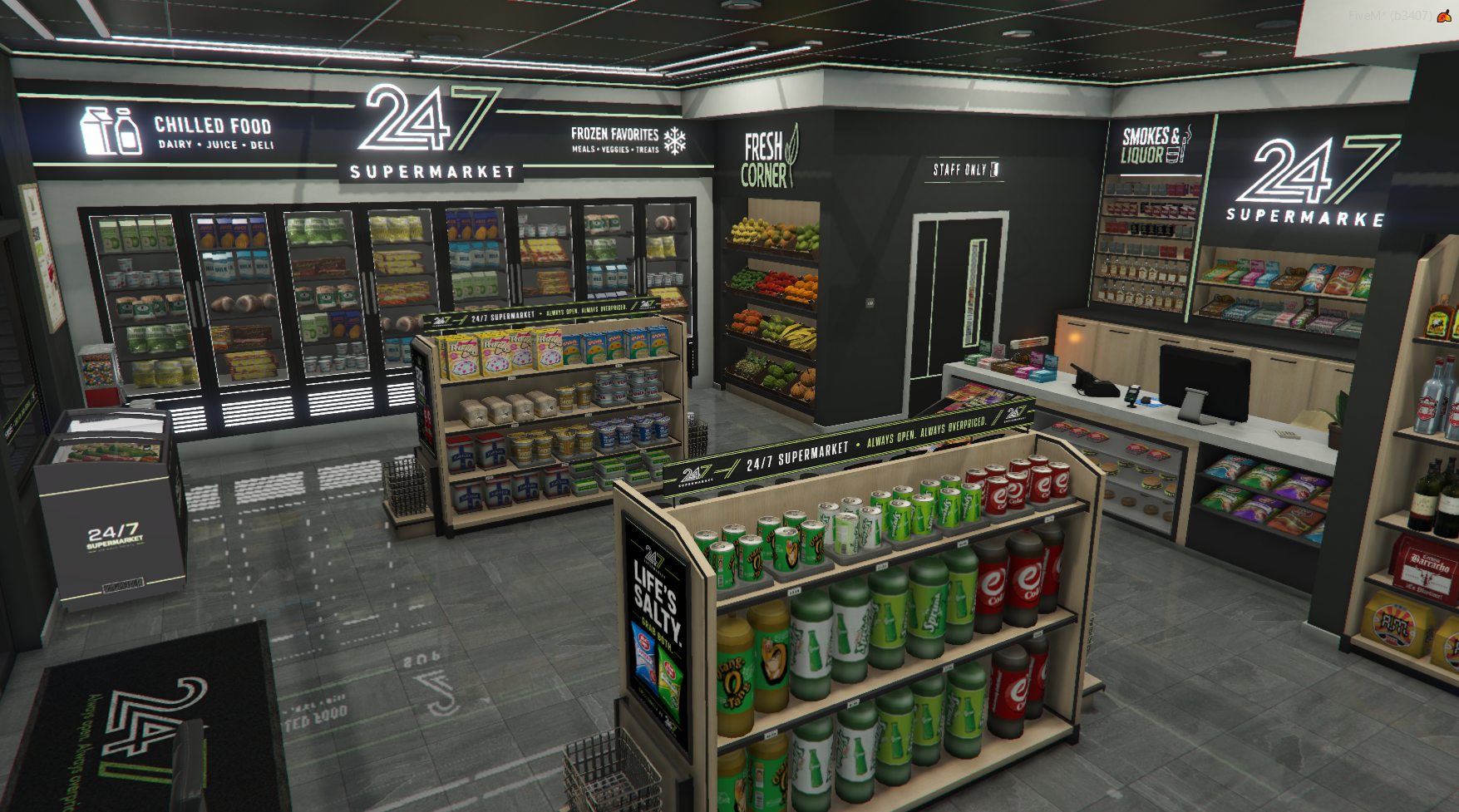 Modern 24/7 Supermarket