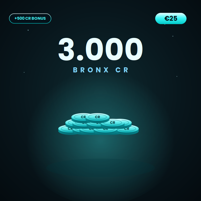 3.000 Bronx CR +500 Bonus