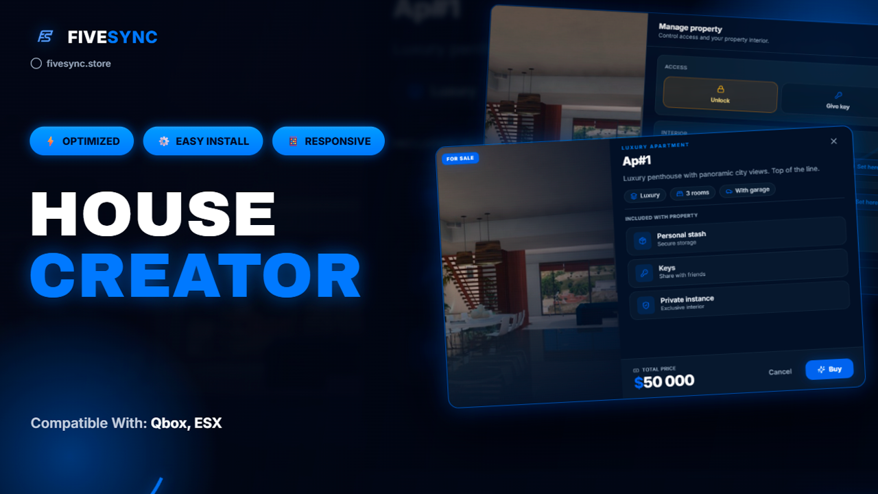 FiveSync House Creator (ESCROW)