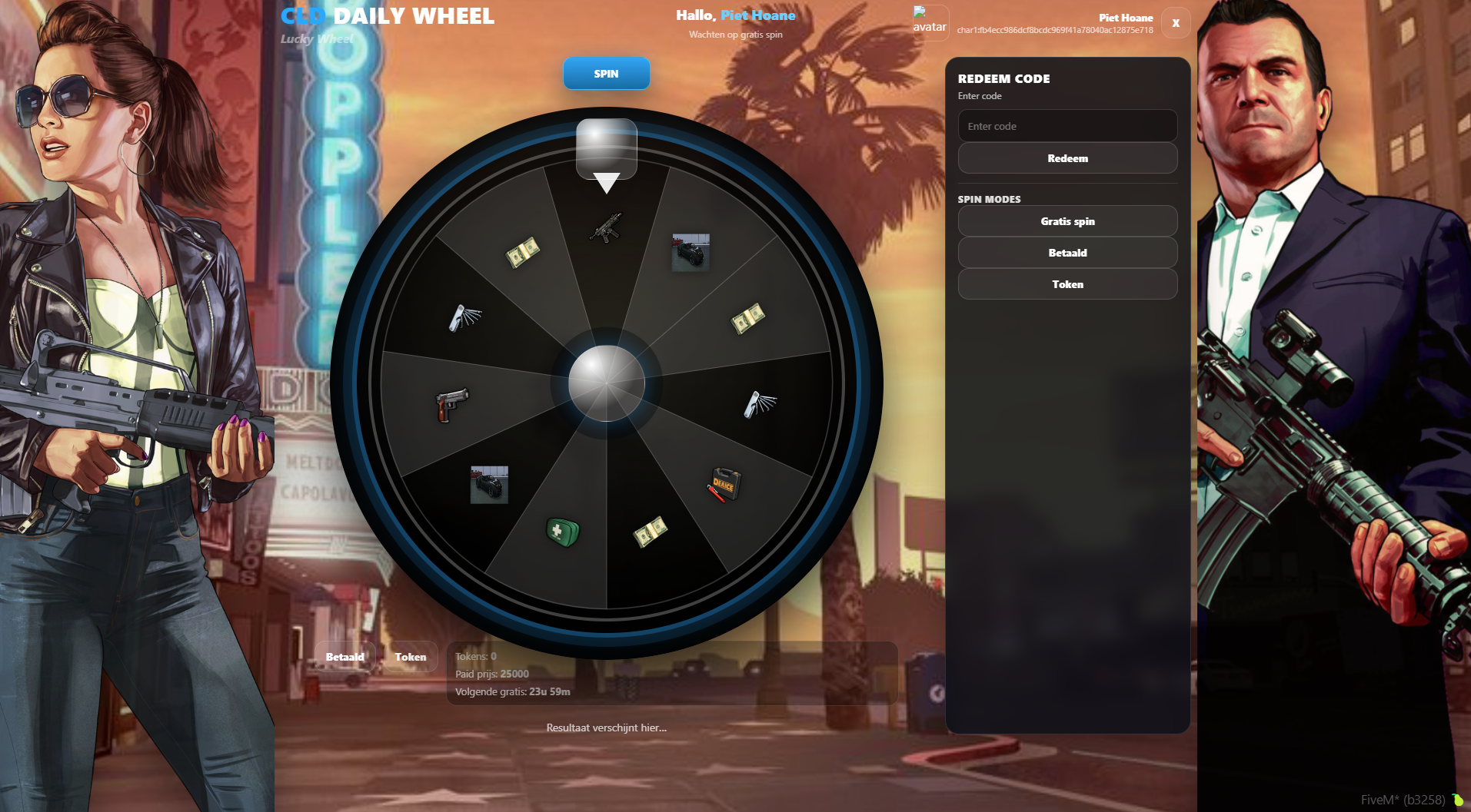 [ESX] Advanced Daily Wheel