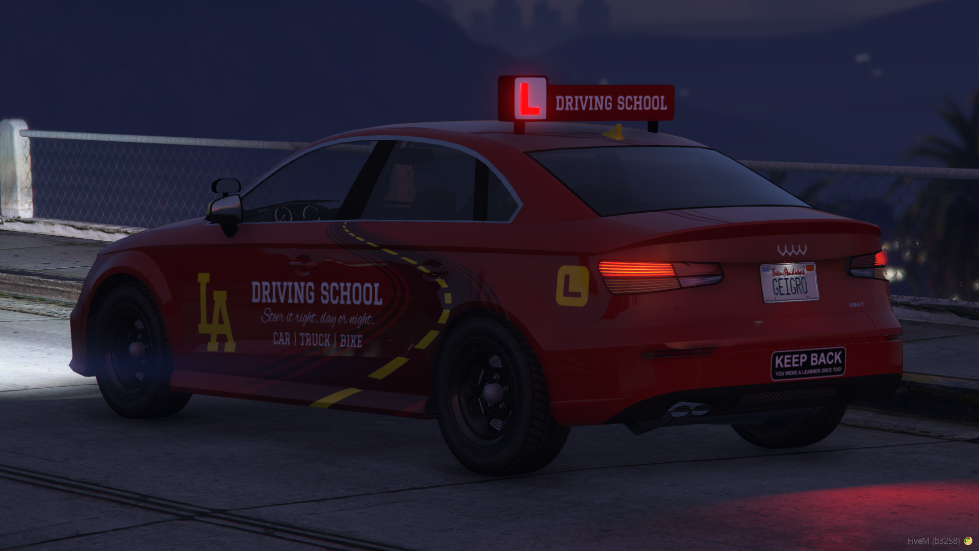 Ansicht 8 - GEIGRO Driving School für FiveM: Obey Tailgater