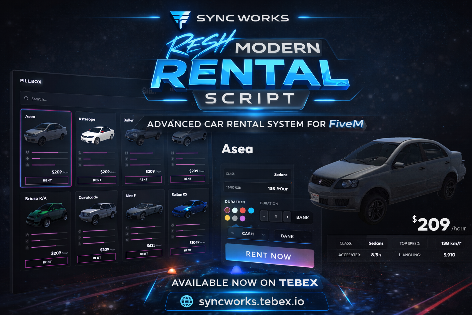 Modern Rental Script (QB/QBX)