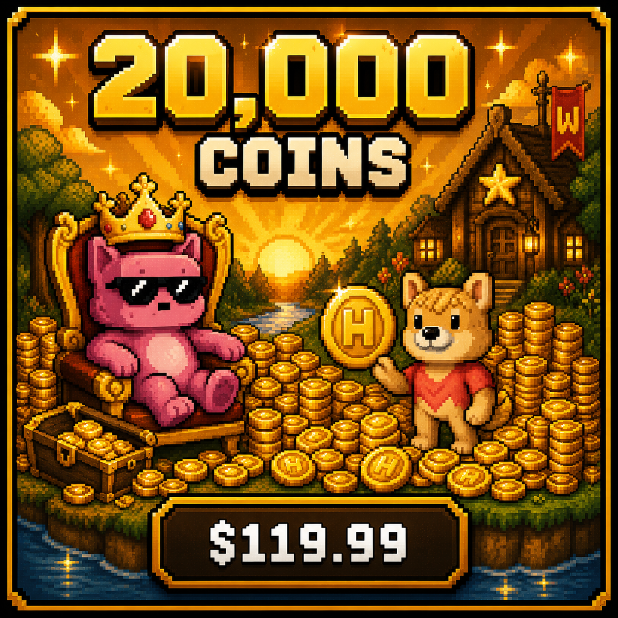 20,000 Coins