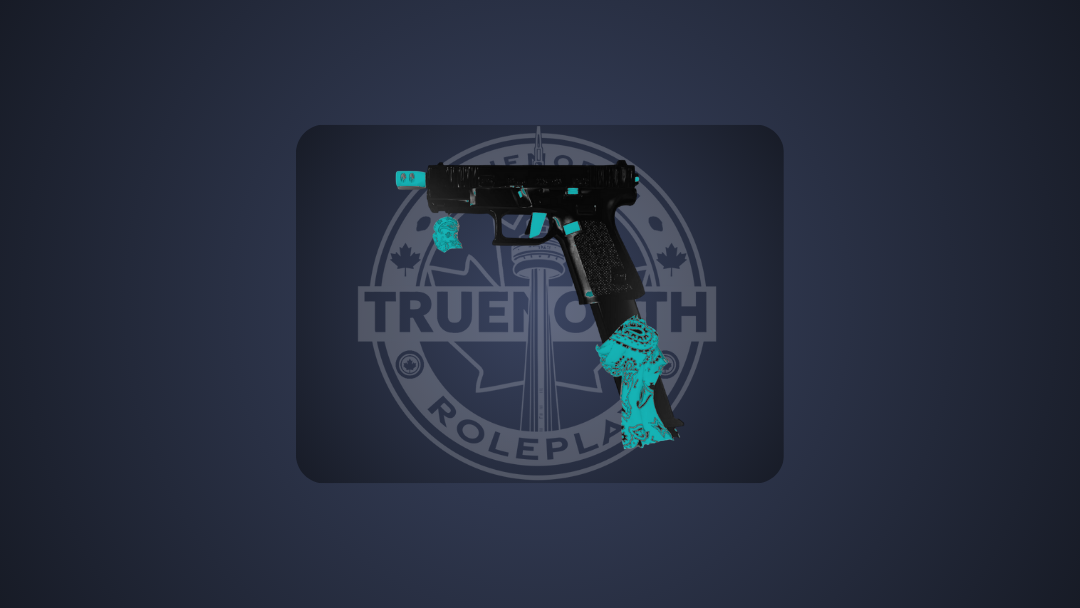 Cyan Flag  Pistol