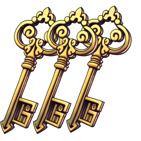LLAVES LEGENDARY x2