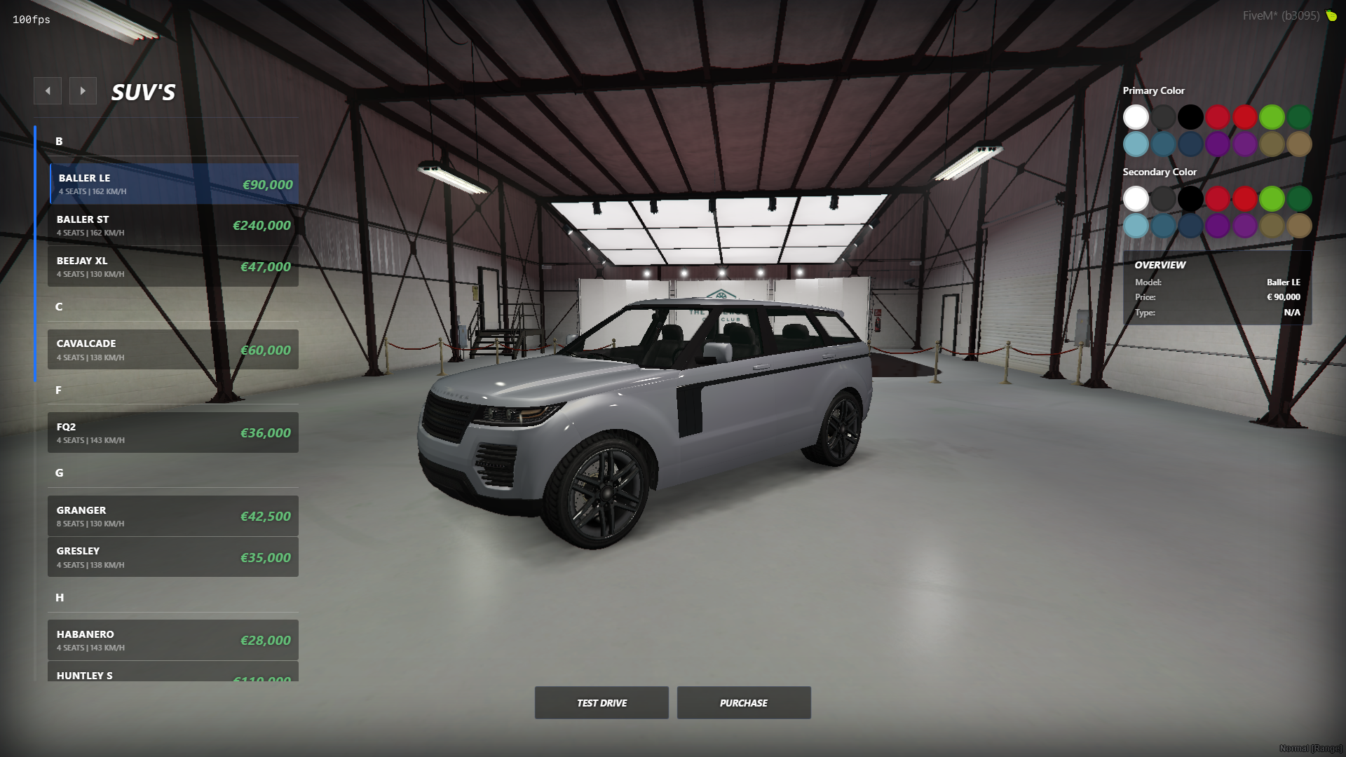 Cardealer — Modern Vehicle Dealership | ESX / QBCore / Standalone | React UI | Test Drive