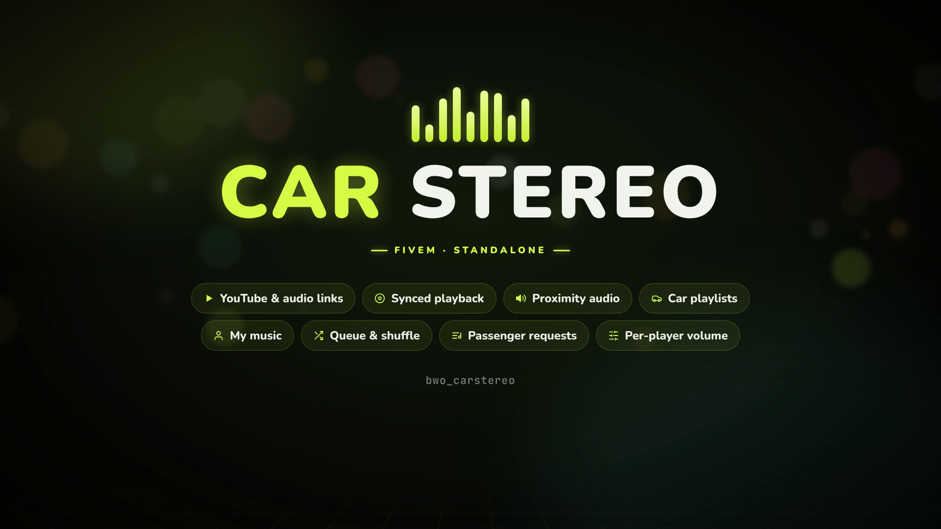 Bwo's Car Stereo