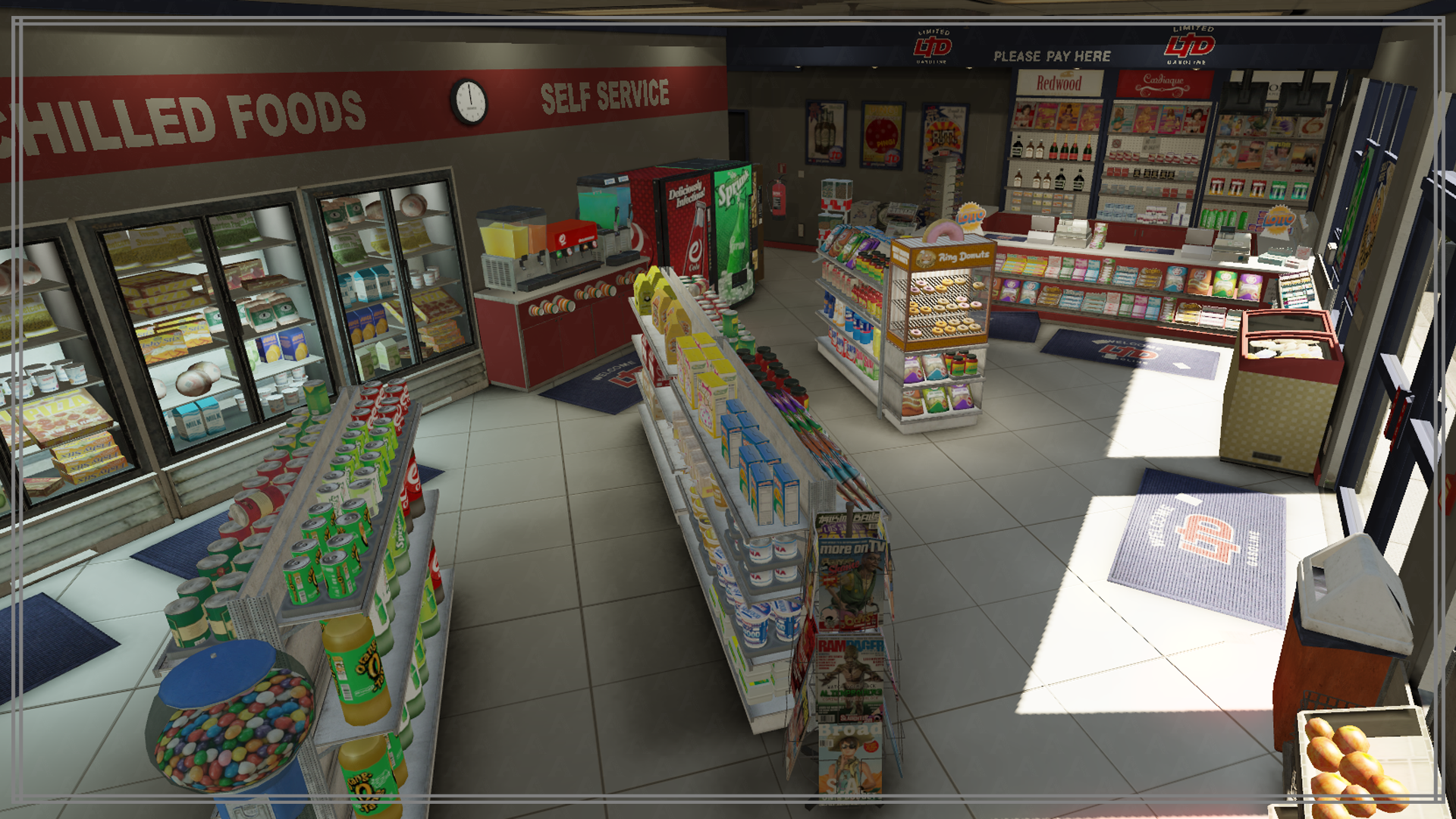 LTD Gas Station Interior Redesign