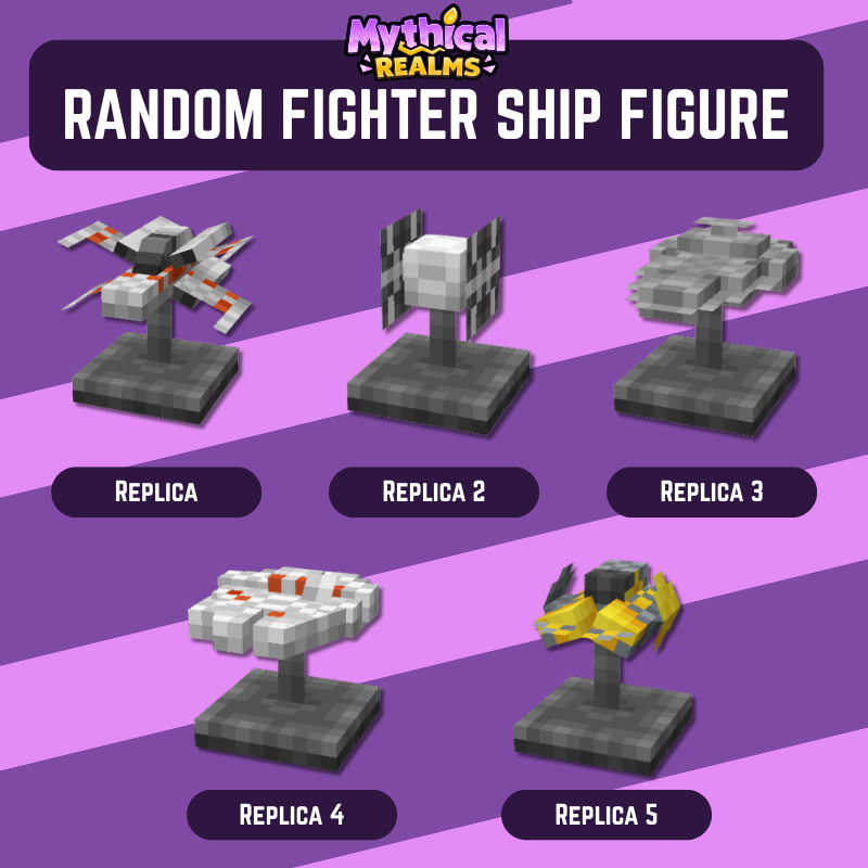 Random Fighter Ship Figure