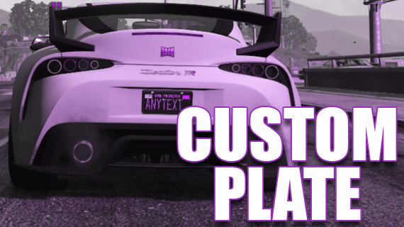 Custom License Plate