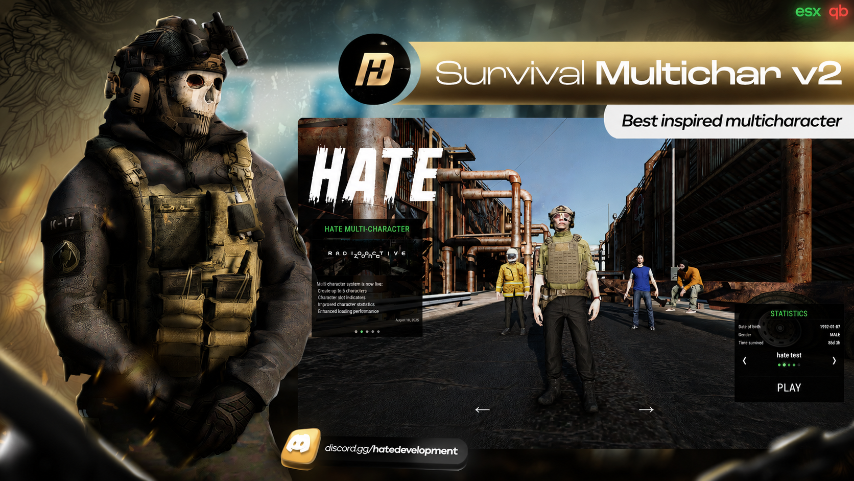 QB | Survival Multicharacter V2