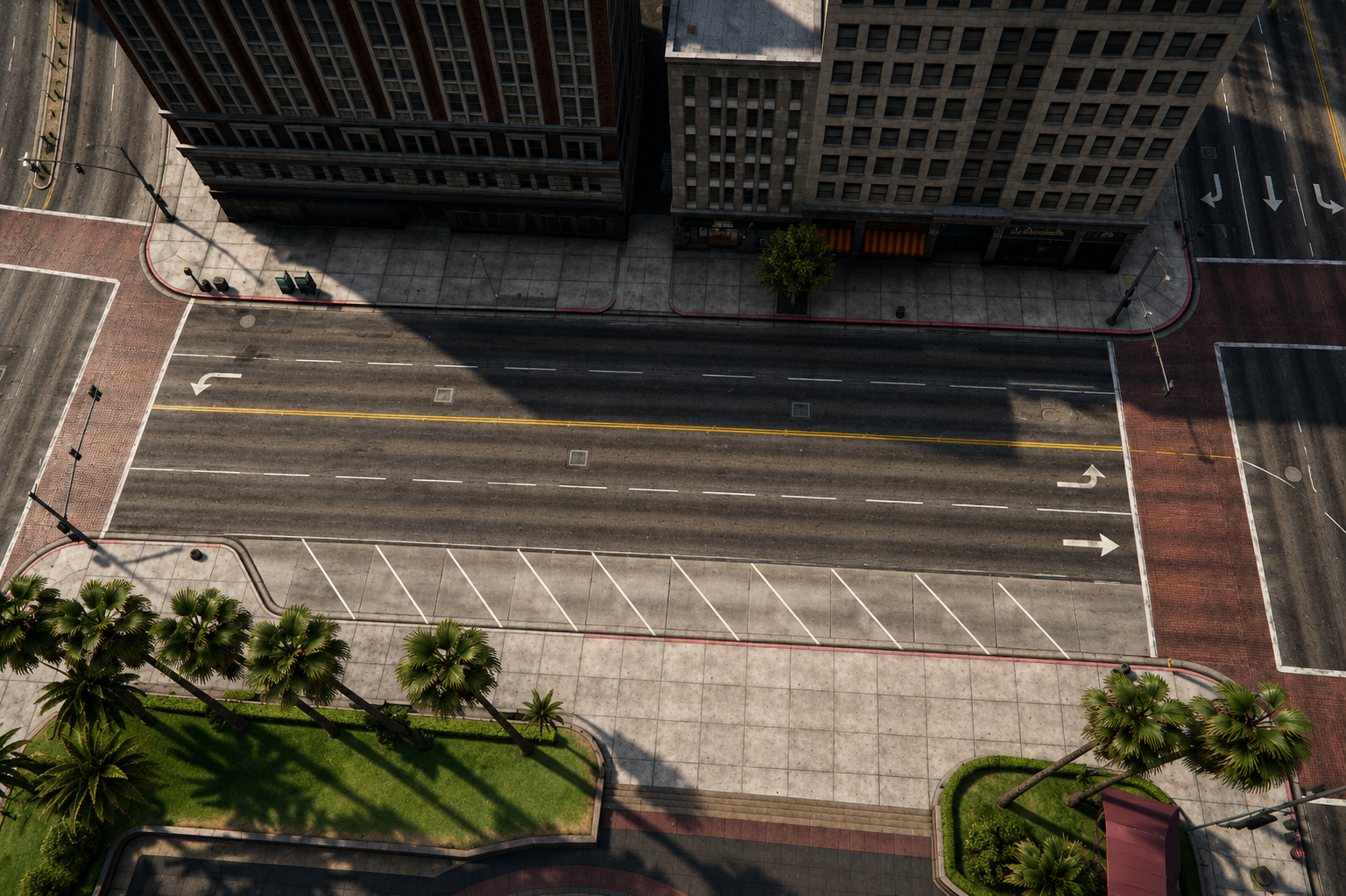 Luxury Vegetation & Road Overhaul for Downtown LS