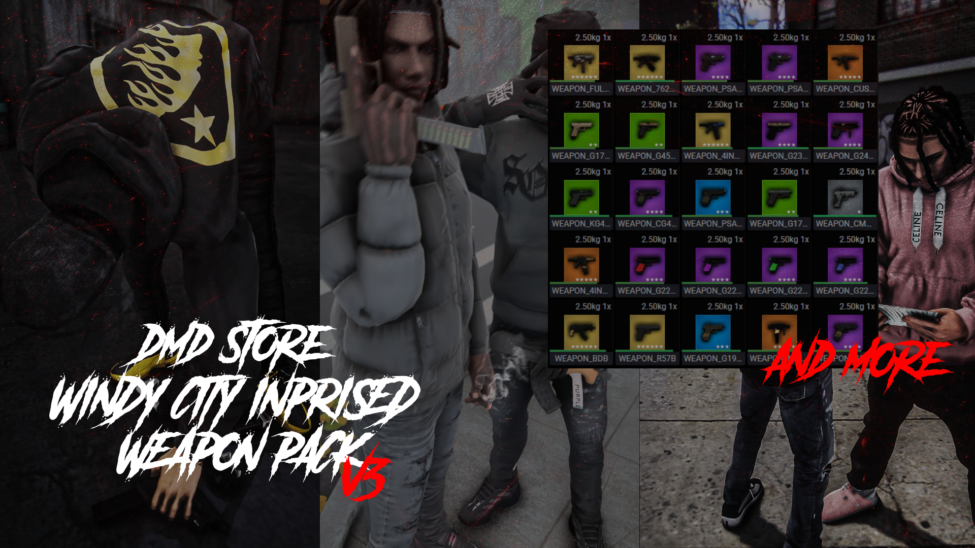 DMD STORE — WINDY CITY MEGA WEAPON PACK V3