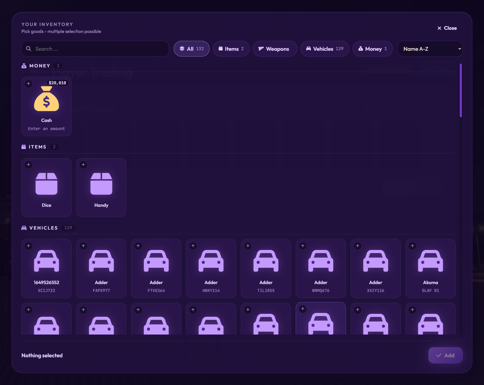 Player Trading
