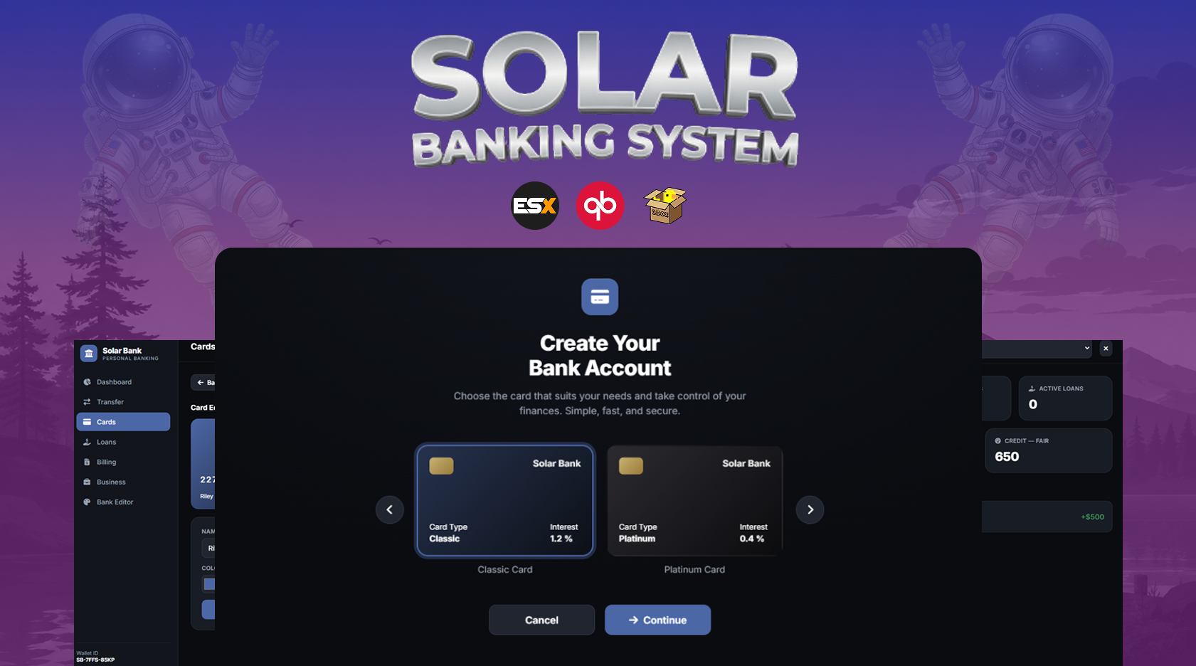 Solar Banking  | LB App (Escrow)